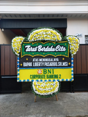 Papan Bunga Duka di Gedegan