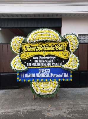 Papan Bunga Duka di Gedegan