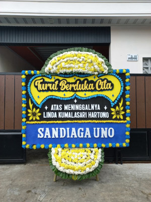 Papan Bunga Duka di Gedegan